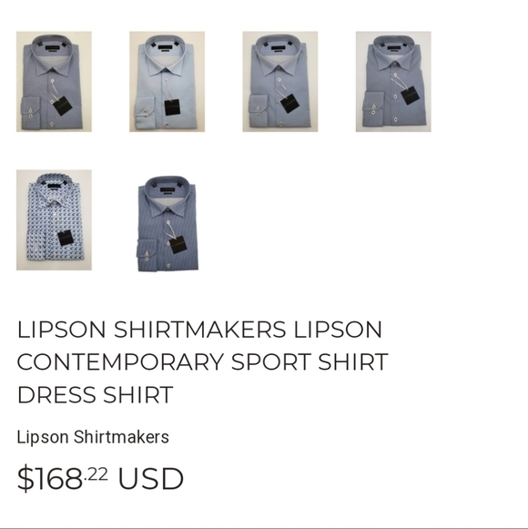 Lipson pattern sport dress shirt - Picture 12 of 12